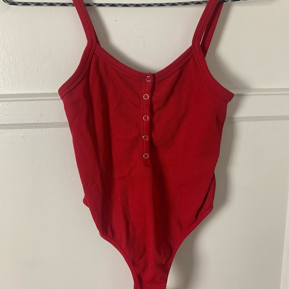 Bozzolo Red Bodysuit